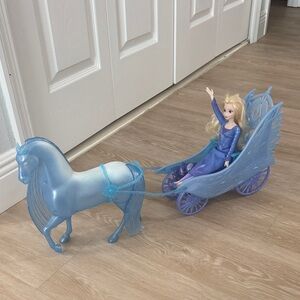 Elsa Horse Carriage with Doll
